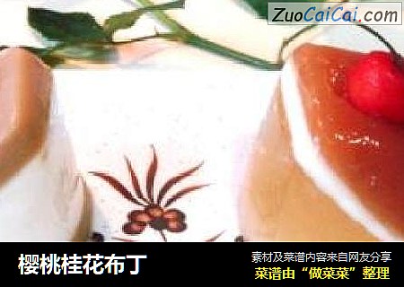 樱桃桂花布丁