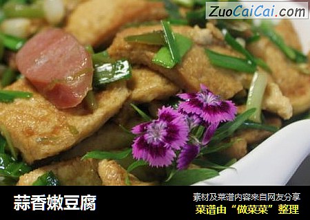 蒜香嫩豆腐