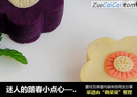 迷人的踏春小点心——花朵糕