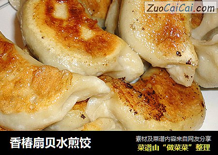 香椿扇贝水煎饺