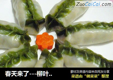 春天来了---柳叶蒸饺