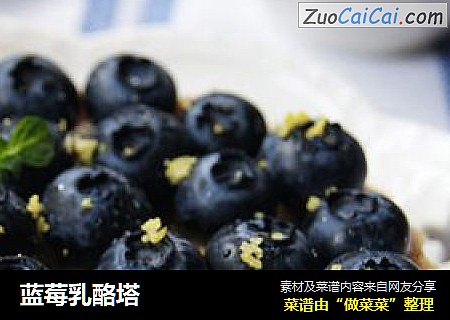 蓝莓乳酪塔