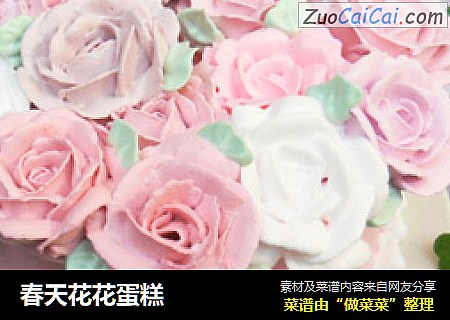 春天花花蛋糕