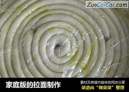 家庭版的拉面制作