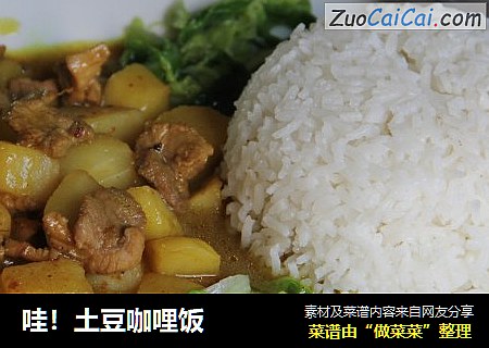 哇！土豆咖哩饭