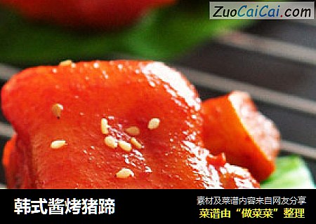 韩式酱烤猪蹄