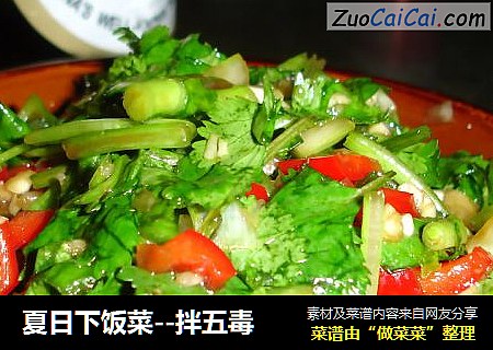 夏日下饭菜－拌五毒