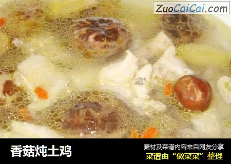香菇炖土鸡
