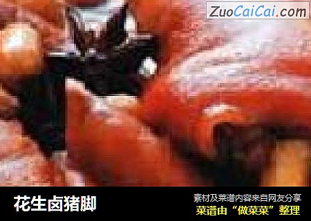 花生卤猪脚