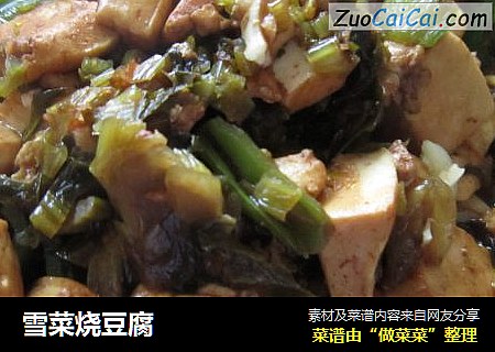 雪菜烧豆腐