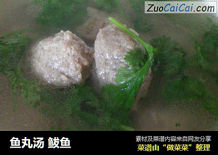 鱼丸汤 鲅鱼