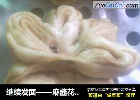 继续发面——麻酱花卷和糖三角