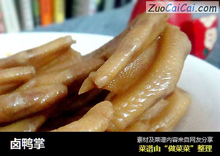 卤鸭掌