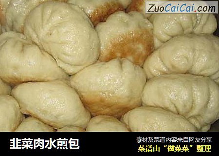 韭菜肉水煎包
