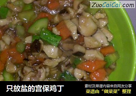 只放盐的宫保鸡丁