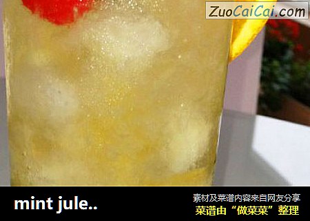 mint julep薄荷茱莉普