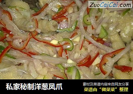 私家秘制洋葱凤爪