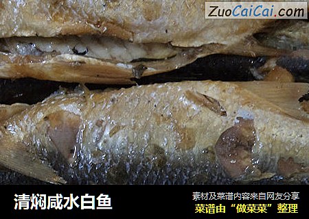 清焖咸水白鱼