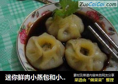 迷你鲜肉小蒸包和小煎包！