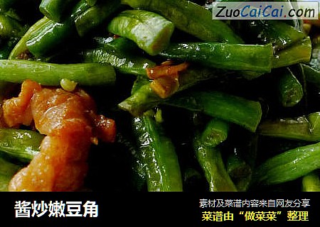 酱炒嫩豆角