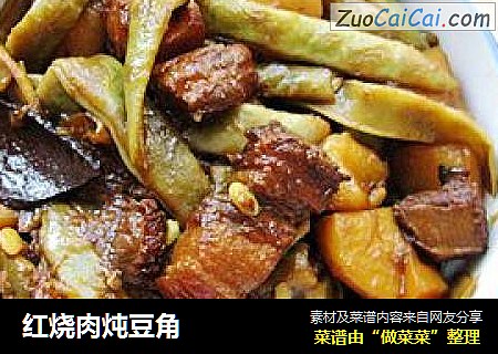红烧肉炖豆角