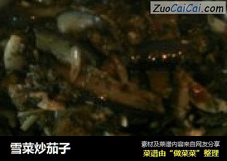 雪菜炒茄子