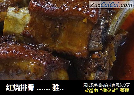 红烧排骨…雅子的家庭美味儿