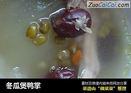 冬瓜煲鸭掌