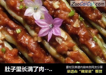 肚子里长满了肉----开口笑四季豆