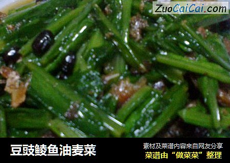 豆豉鲮鱼油麦菜