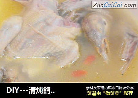 DIY---清炖鸽子汤