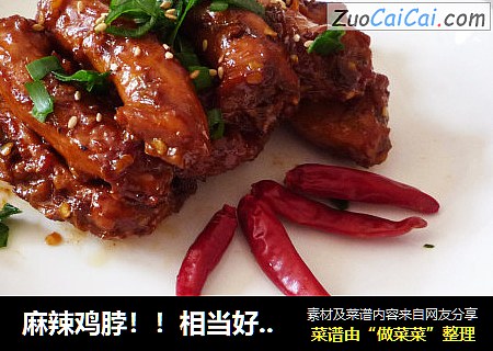 麻辣鸡脖！！相当好吃！！