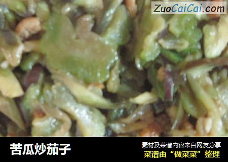 苦瓜炒茄子