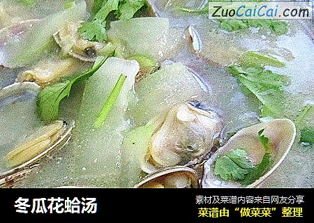 冬瓜花蛤汤
