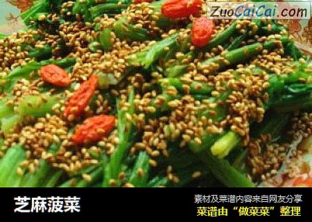 芝麻菠菜