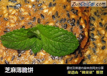 芝麻薄脆饼