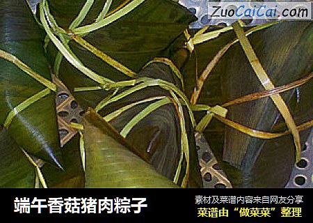 端午香菇猪肉粽子
