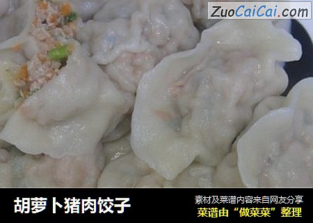 胡萝卜猪肉饺子