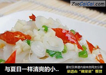 与夏日一样清爽的小菜----凉拌酸辣藕片