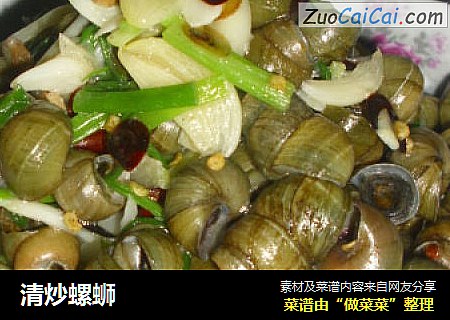 清炒螺蛳