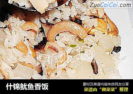 什锦鱿鱼香饭