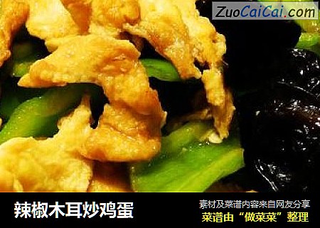 辣椒木耳炒鸡蛋