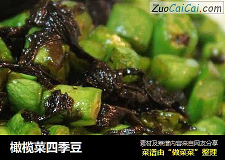 橄榄菜四季豆