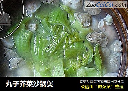 丸子芥菜沙锅煲