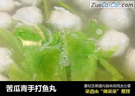 苦瓜青手打鱼丸