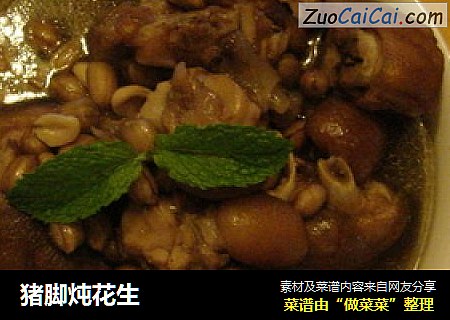 猪脚炖花生