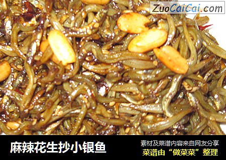 麻辣花生抄小银鱼