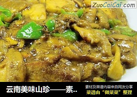 云南美味山珍——素炒黄牛肝菌