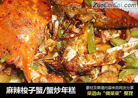 麻辣梭子蟹/蟹炒年糕