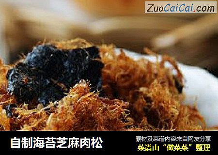 自制海苔芝麻肉松